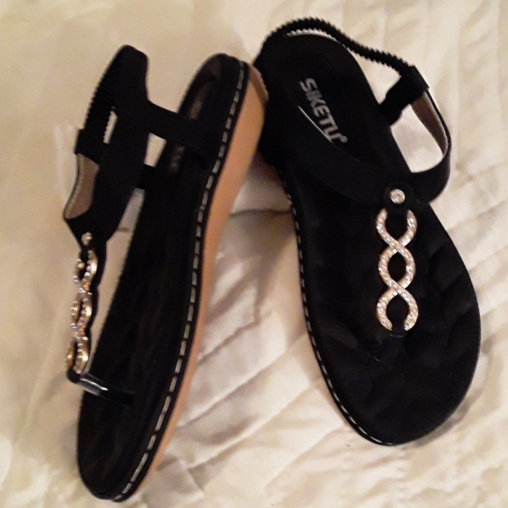 Black sandals